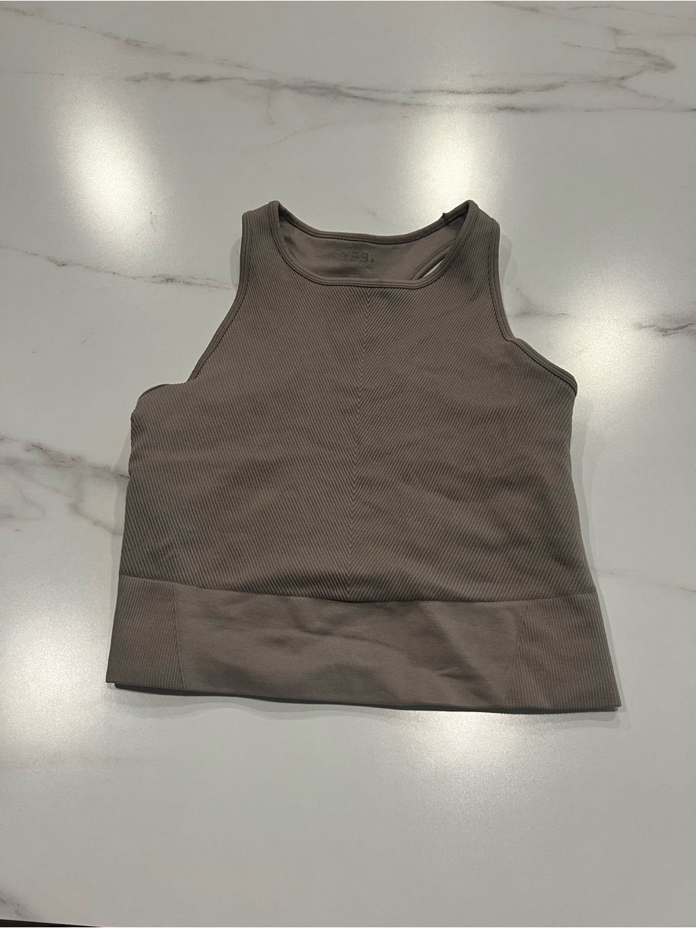 Abercrombie & Fitch Taupe Ribbed Tank